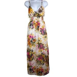 She's Cool Floral Maxi Sundress Size Small